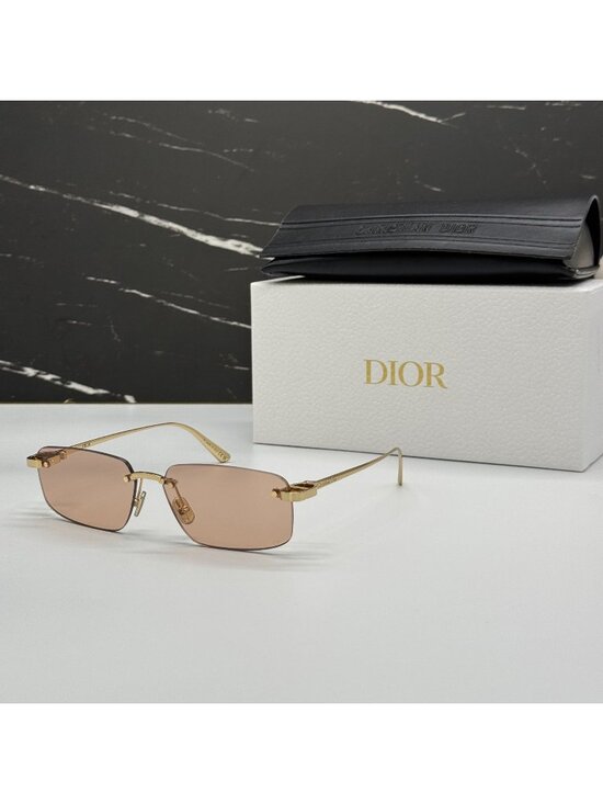 NEW DIOR CDIOR S4U B0L0 SUNGLASSES GOLD WOMEN EYEWEAR DIOR main image 4